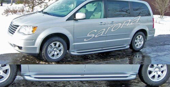 Custom Dodge Grand Caravan  Mini Van Running Boards (2008 - 2016) - $325.00 (Part #DG-007-SB)